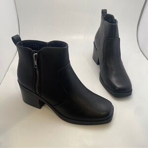 BOC Lexy Black Heel Boot Side‎ Zip Women’s Size 7.5